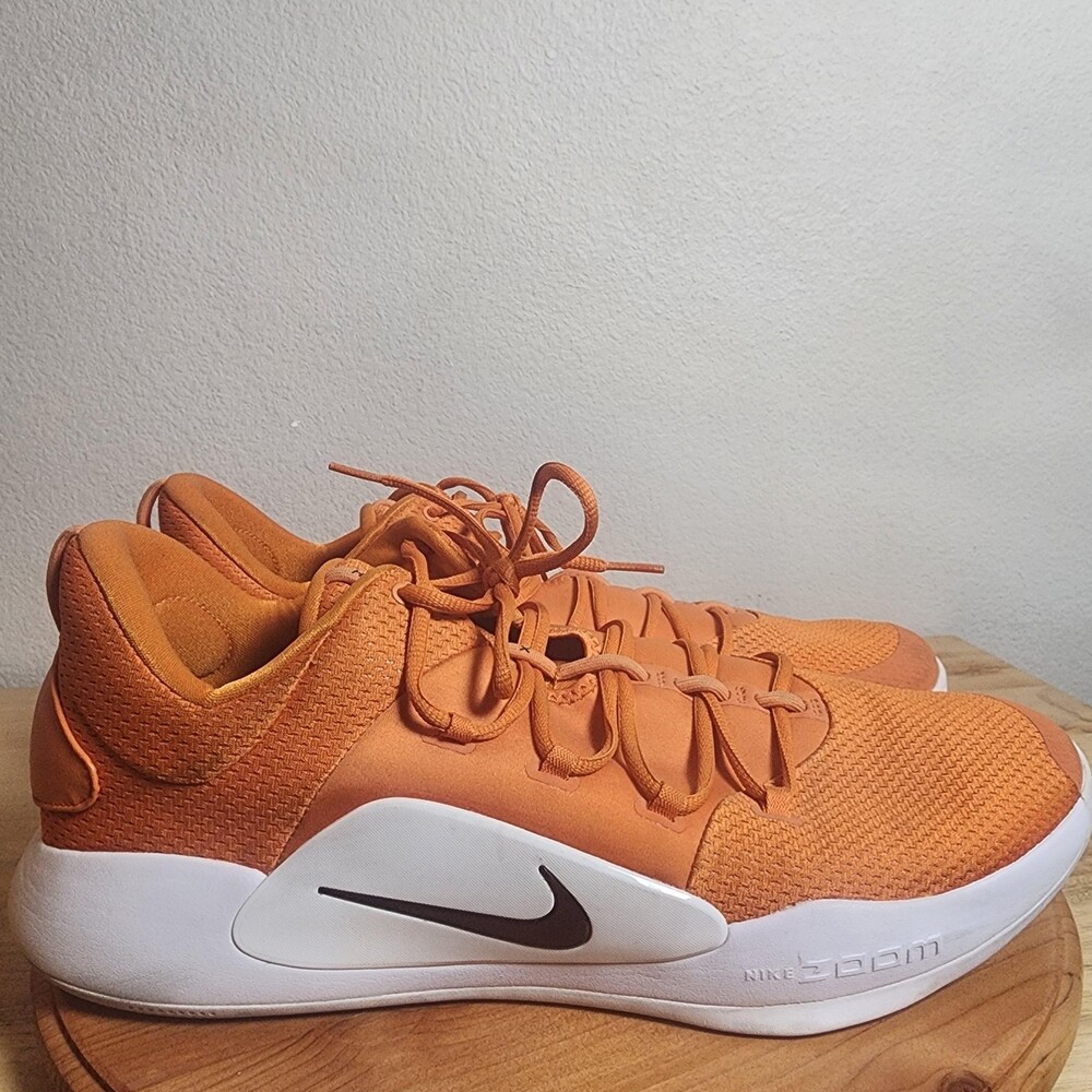 Nike Hyperdunk X Shoes Mens Size 17.5 Orange White Low Top Basketball AT3867-802